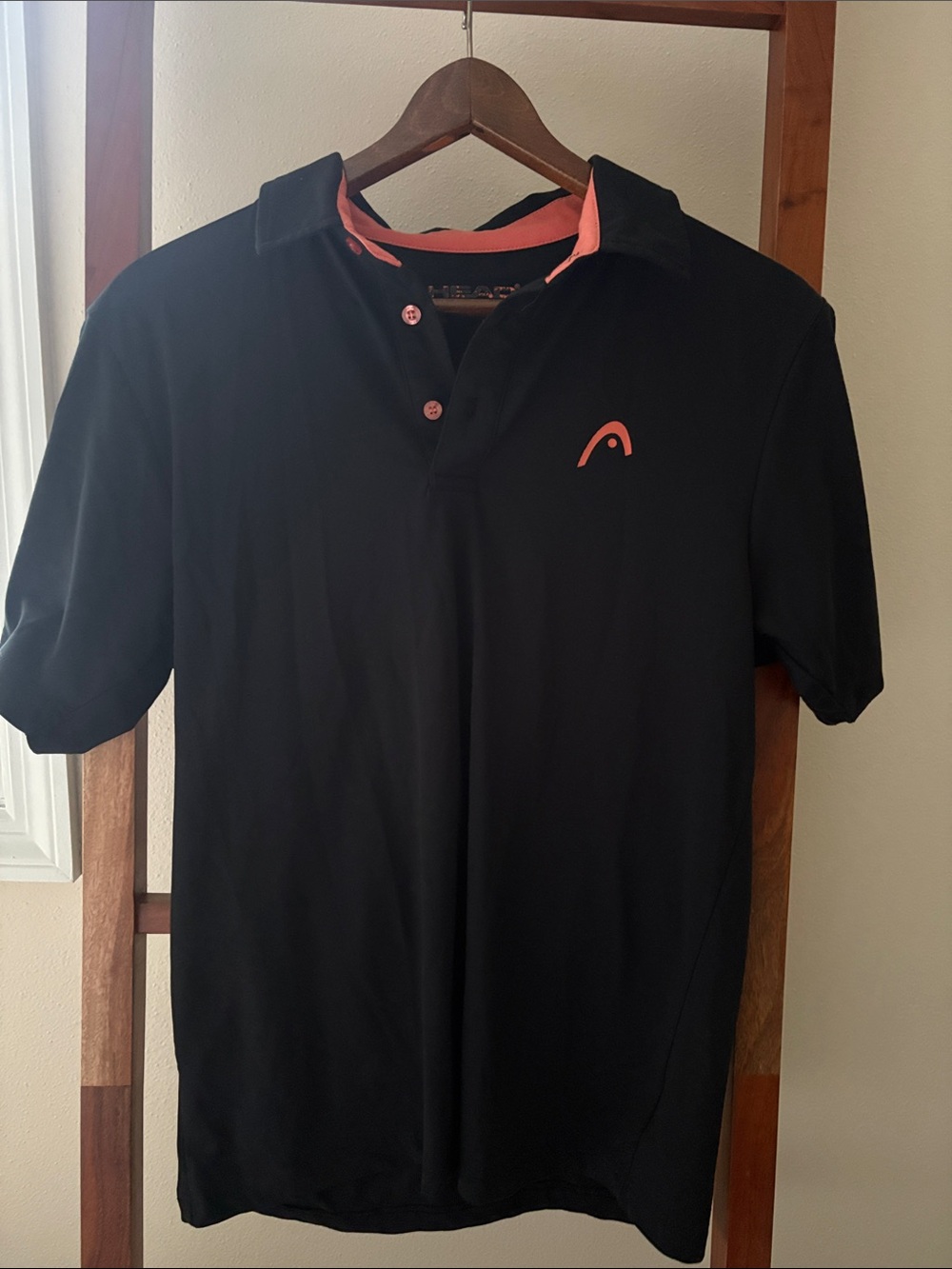 HEAD Men's Black Polo Size Small